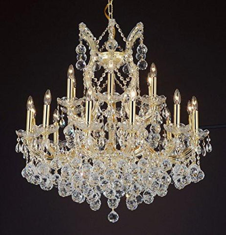 Maria Theresa Empress Crystal(Tm) Chandelier Lighting H 28" W 30" - Cjd-B6/Cg/2181/30