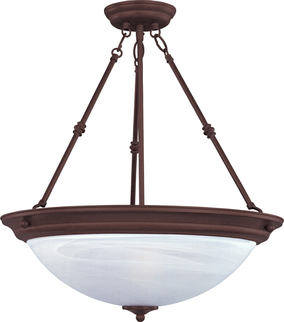 Essentials 3-Light Invert Bowl Pendant Oil Rubbed Bronze - C157-5845MROI
