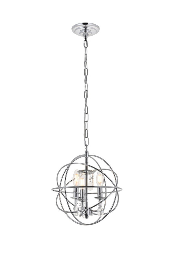 ZC121-LD5055D12C - Living District: Wallace 3 light Chrome Pendant