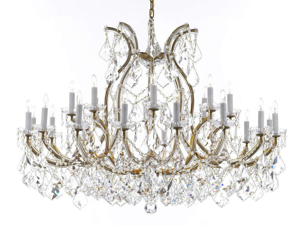 Crystal Chandelier Lighting Chandeliers H35" X W46" Great for The Foyer, Entry Way, Living Room, Family Room and More! - A83-B62/2MT/24+1