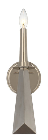 1 Light Polished Nickel Eclectic Sconce - C193-7591-PN