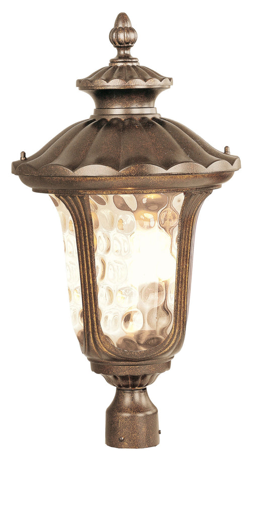 Livex Oxford 3 Light MG Outdoor Post Lantern - C185-7664-50