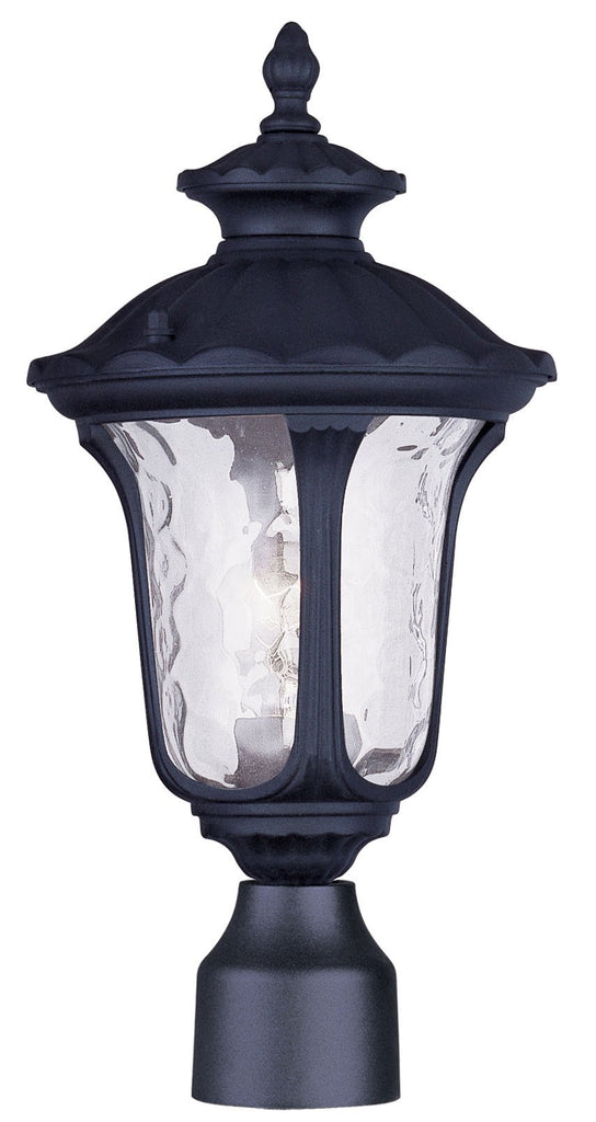 Livex Oxford 1 Light Black Outdoor Post Lantern - C185-7848-04