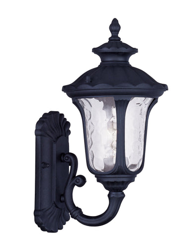 Livex Oxford 1 Light Black Outdoor Wall Lantern - C185-7850-04