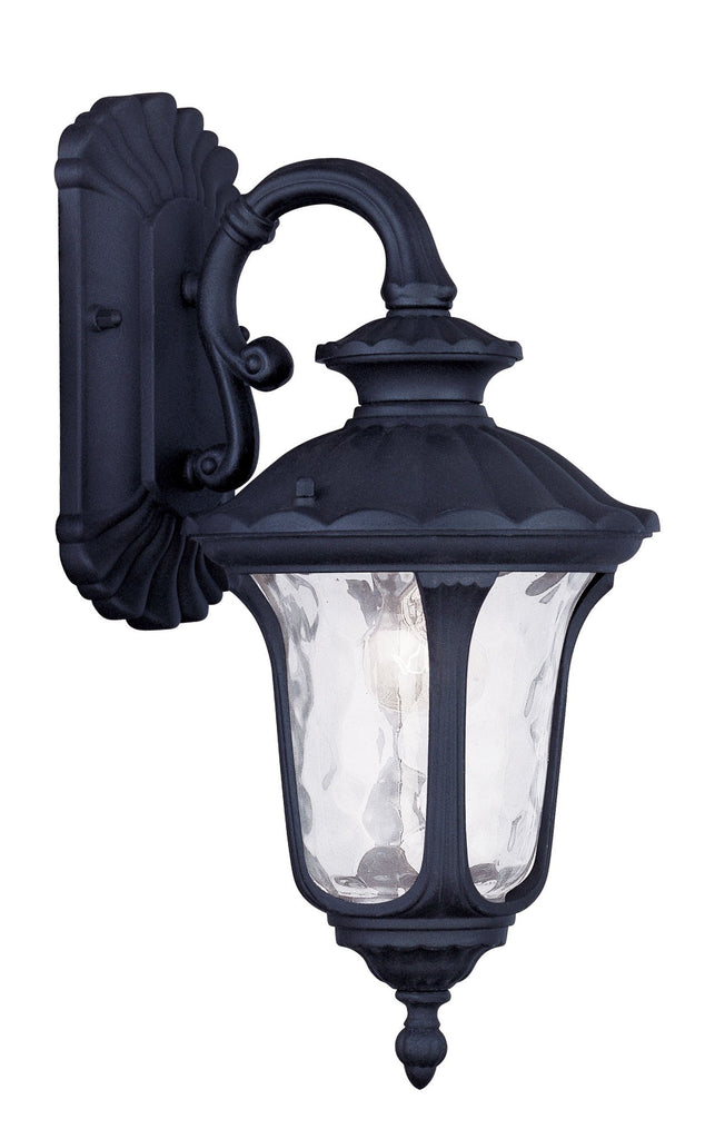 Livex Oxford 1 Light Black Outdoor Wall Lantern - C185-7851-04
