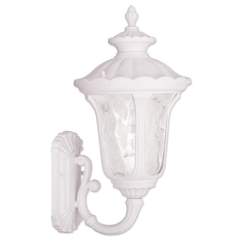 Livex Oxford 1 Light White Outdoor Wall Lantern - C185-7852-03