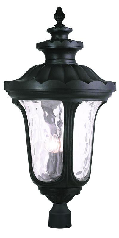 Livex Oxford 4 Light Black Outdoor Post Lantern - C185-78702-04