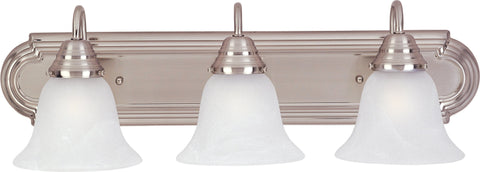 Essentials 3-Light Bath Vanity Satin Nickel - C157-8013MRSN