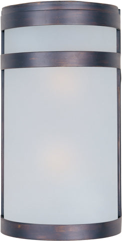 Arc EE 2-Light Outdoor Wall Lantern Oil Rubbed Bronze - C157-86006FTOI