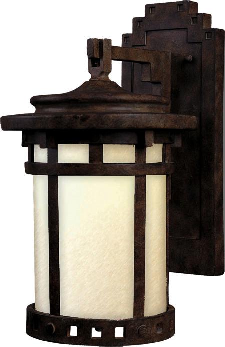 Santa Barbara EE 1-Light Outdoor Wall Lantern Sienna - C157-86033MOSE