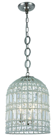 ZC121-1701D12PN - Urban Classic: Capistrano 3 Light Polished Nickel Pendant