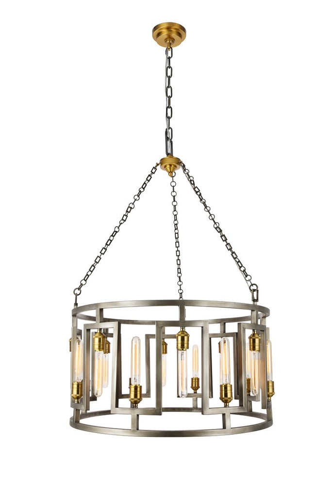 ZC121-1544D32VN - Urban Classic: Fontana 16 light in 
Vintage Nickel chandelier
