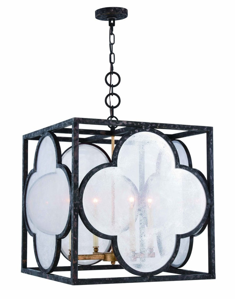 ZC121-1526D22ACCG - Urban Classic: Trinity 4 light Aged Copper Pendant