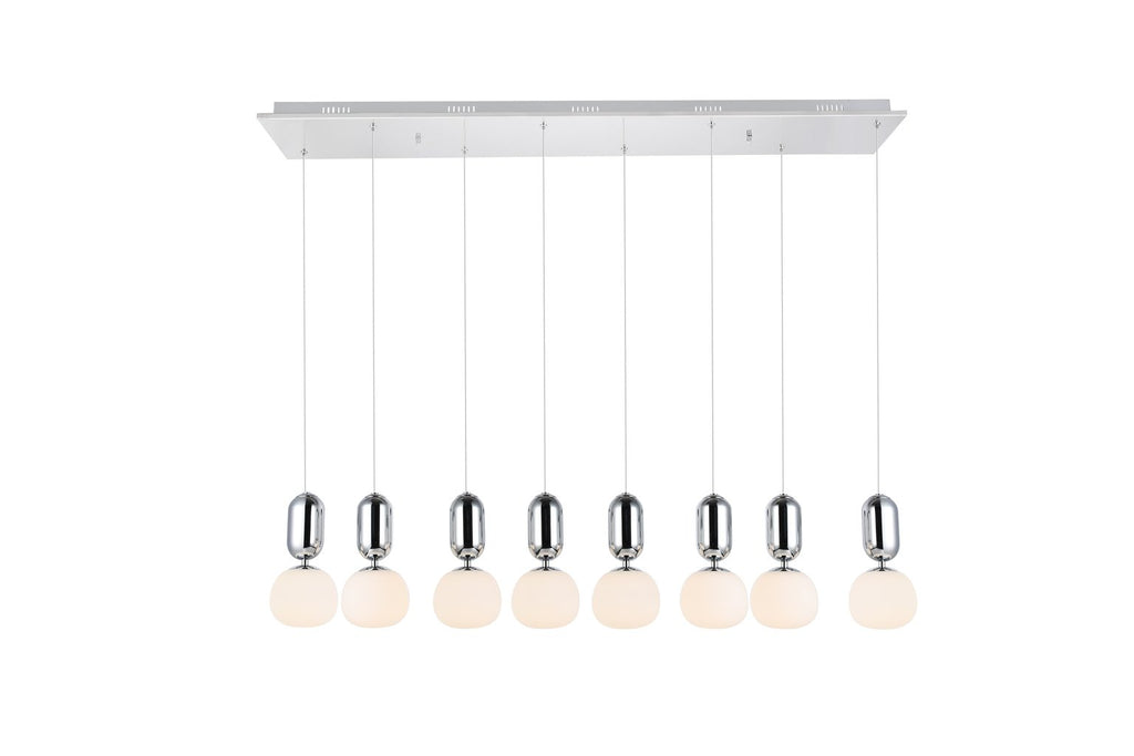 ZC121-5107D8C - Regency Lighting: Lea 8 light in Chrome Pendant