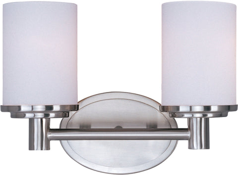 Cylinder 2-Light Bath Vanity Satin Nickel - C157-9052SWSN