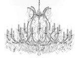 Crystal Chandelier Lighting Chandeliers H35"XW46" Great for The Foyer, Entry Way, Living Room, Family Room and More! - A83-B62/CS/2MT/24+1