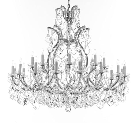 Crystal Chandelier Lighting Chandeliers H41"XW46" Great for the Foyer, Entry Way, Living Room, Family Room and More - A83-B62/CS/52/2MT/24+1