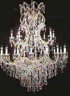 Large Foyer / Entryway Maria Theresa Empress Crystal (Tm) Chandelier Chandeliers Lighting H 66" W 52" - A83-28199/24+1