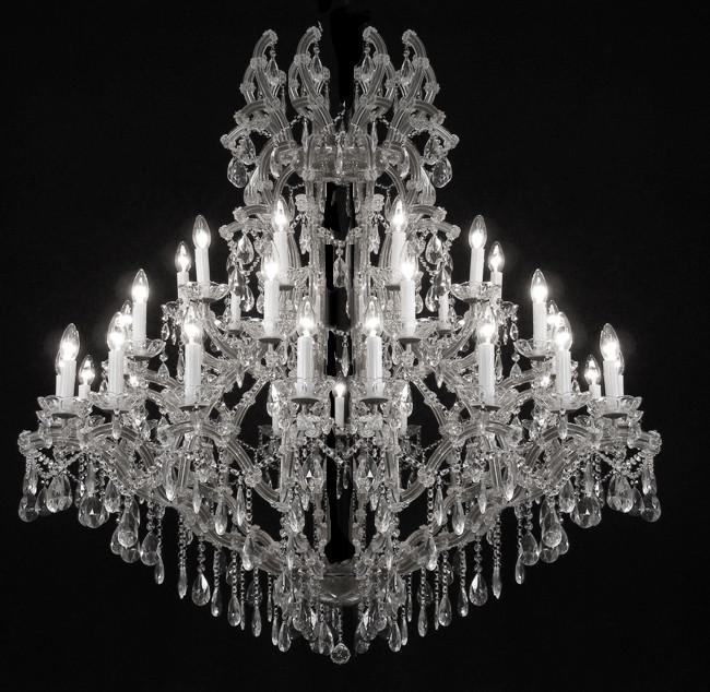 Large Foyer / Entryway Maria Theresa Empress Crystal (Tm) Chandelier Chandeliers Lighting H60" W52" - A83-Silver/811/36