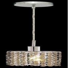 C121-1281D-R-E-GT/RC By Elegant Lighting Mini Collection 1 Lights Pendant Chrome Finish