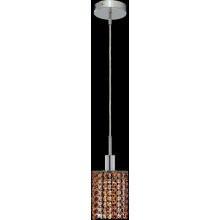 C121-1281D-R-R-TO/RC By Elegant Lighting Mini Collection 1 Lights Pendant Chrome Finish