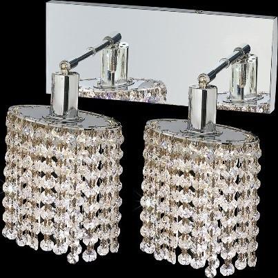 ZC121-1282W-O-E-CL/EC By Regency Lighting Mini Collection 2 Lights Wall Sconce Chrome Finish