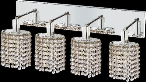 ZC121-1284W-O-E-CL/EC By Regency Lighting Mini Collection 4 Lights Wall Sconce Chrome Finish