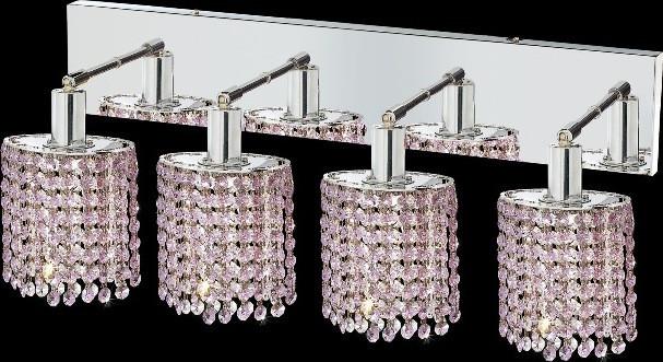 C121-1284W-O-E-RO/RC By Elegant Lighting Mini Collection 4 Lights Wall Sconce Chrome Finish