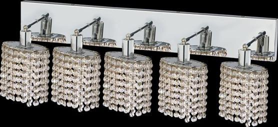 ZC121-1285W-O-E-CL/EC By Regency Lighting Mini Collection 5 Lights Wall Sconce Chrome Finish