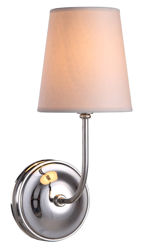 C121-1411W6PN By Elegant Lighting - Lancaster Collection Polished Nickel Finish 3 Lights Wall Sconce