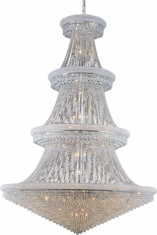 C121-1802G72C/EC By Elegant Lighting - Primo Collection Chrome Finish 66 Lights Foyer/Hallway