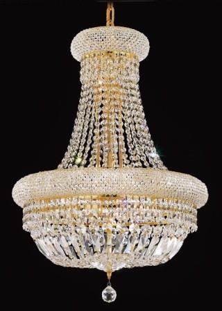 C121-1803D20G By Regency Lighting-Primo Collection Gold Finish 14 Lights Chandelier