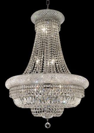 C121-1803D24C By Regency Lighting-Primo Collection Chrome Finish 14 Lights Chandelier