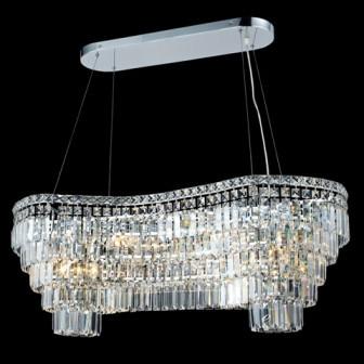 C121-2019D40C By Regency Lighting-Maxim Collection Chrome Finish 14 Lights Chandelier