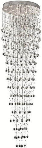 ZC121-V2022G32C/EC By Elegant Lighting - Galaxy Collection Chrome Finish 16 Lights Foyer/Hallway