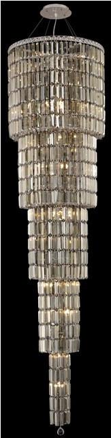 C121-2030G80C-GT/RC By Elegant Lighting Maxim Collection 22 Light Chandeliers Chrome Finish