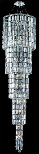 C121-2030G80C/RC By Elegant Lighting Maxim Collection 22 Light Chandeliers Chrome Finish