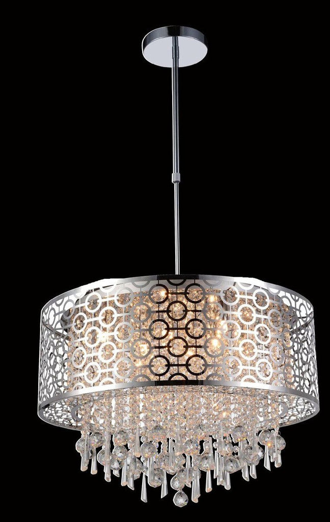 ZC121-2059D23C/RC By Regency Lighting - Sterling Collection Chrome Finish 8 Lights Pendant Lamp