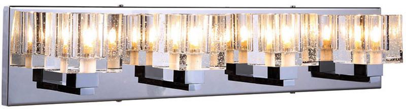 C121-2070W4C/RC By Elegant Lighting - Reflection Collection Chrome Finish 4 Lights Wall Sconce