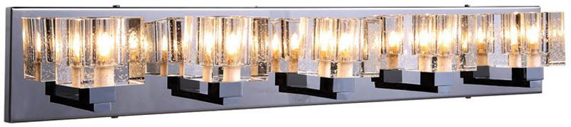 C121-2070W5C/RC By Elegant Lighting - Reflection Collection Chrome Finish 5 Lights Wall Sconce