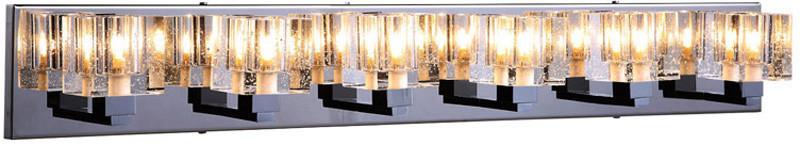 C121-2070W6C/RC By Elegant Lighting - Reflection Collection Chrome Finish 6 Lights Wall Sconce