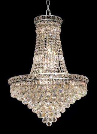 C121-2527D22C By Regency Lighting-Tranquil Collection Chrome Finish 22 Lights Chandelier