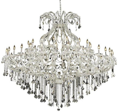 ZC121-2800G72C/EC By Regency Lighting - Maria Theresa Collection Chrome Finish 49 Lights Foyer/Hallway