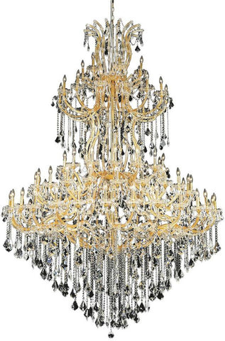 ZC121-2800G96G/EC By Regency Lighting - Maria Theresa Collection Gold Finish 85 Lights Foyer/Hallway