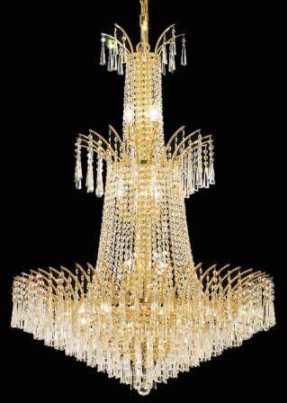 C121-8032G32G By Regency Lighting-Victoria Collection Gold Finish 18 Lights Chandelier