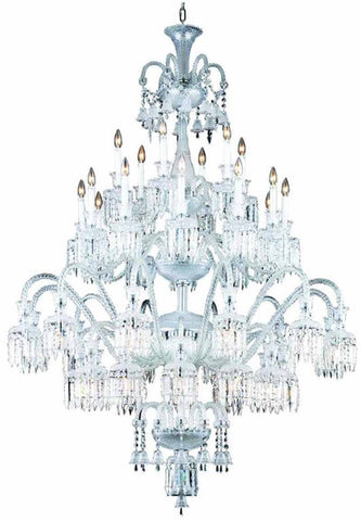 C121-8942G54C/EC By Elegant Lighting - Majestic Collection Chrome Finish 42 Lights Foyer/Hallway