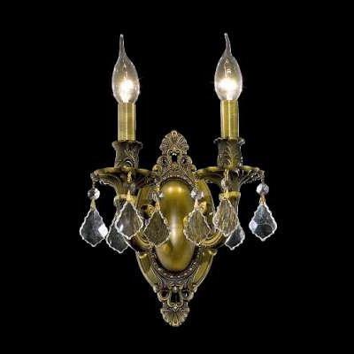 C121-9202W9AB By Regency Lighting-Rosalia Collection Antique Bronze Finish 2 Lights Wall Sconce