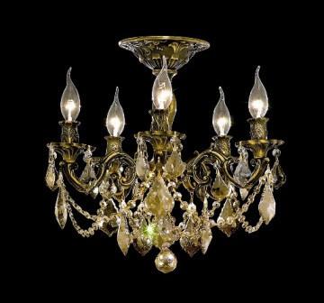C121-9205F18AB-GT By Regency Lighting-Rosalia Collection Antique Bronze Finish 5 Lights Chandelier