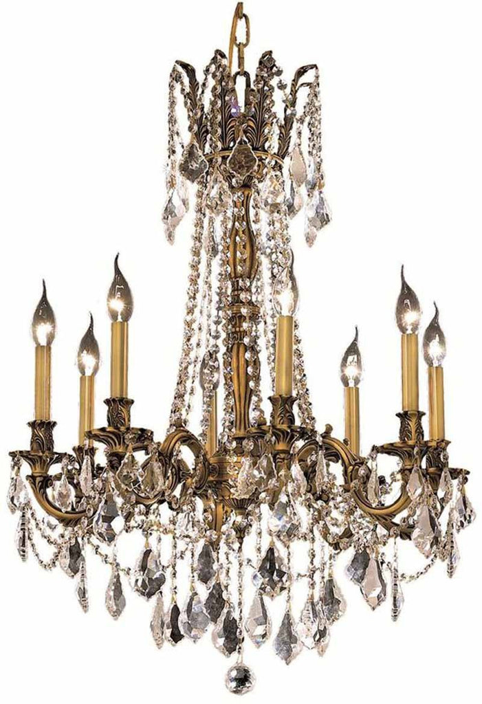 ZC121-9208D24FG/EC By Regency Lighting - Rosalia Collection French Gold Finish 8 Lights Dining Room
