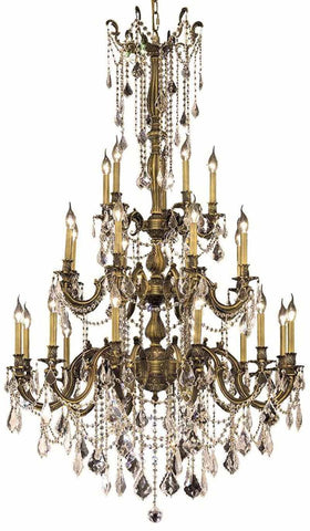 ZC121-9225G38AB/EC By Regency Lighting - Rosalia Collection Antique Bronze Finish 25 Lights Foyer/Hallway